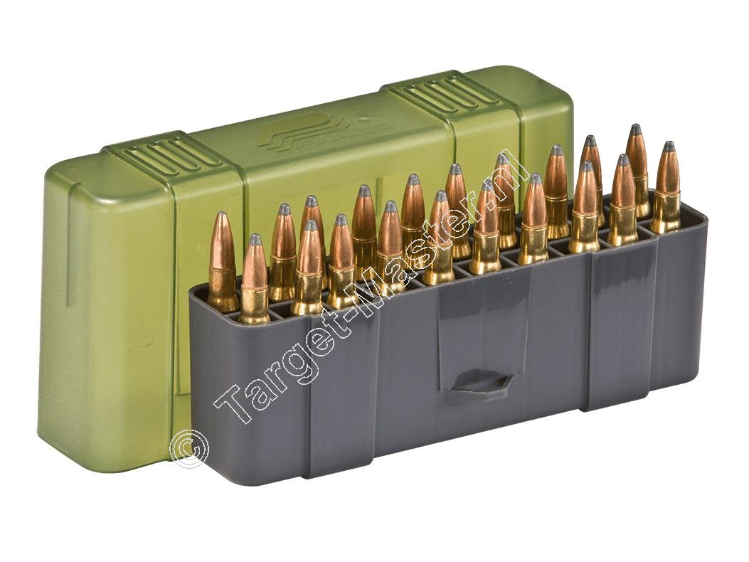 Plano Large Rifle Slide-Top Ammo Case content 20